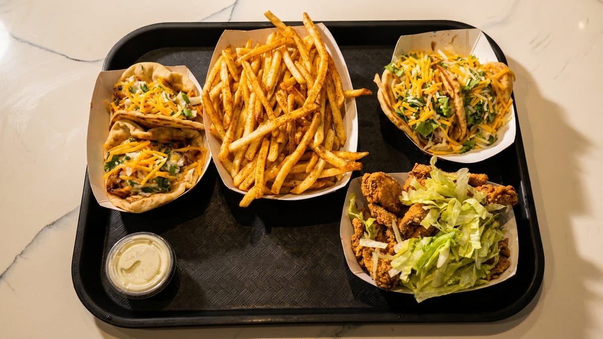 Vegetarian options on the menu